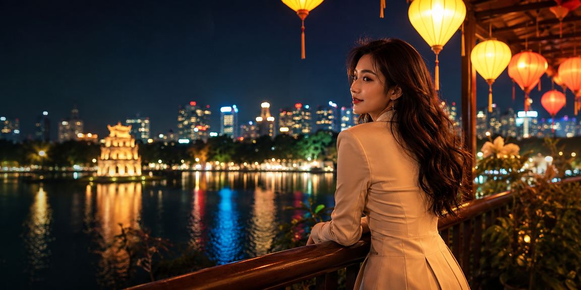 Đèn lồng Hà Nội lung linh về đêm gợi lên không khí giải trí sôi động trên ứng dụng 3dhay