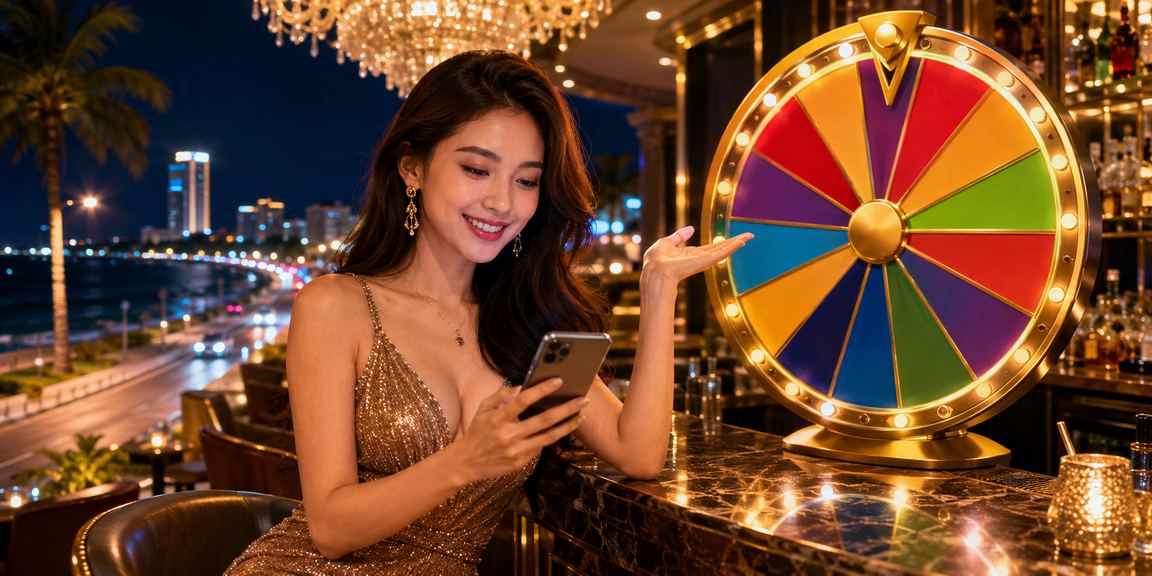 Người chơi tham gia rút thăm trúng thưởng may mắn tại sự kiện Phan Thiết