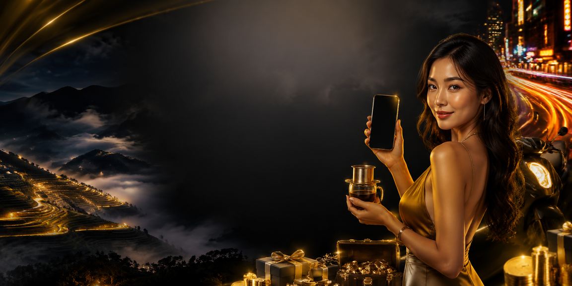 Người chơi Việt Nam đăng nhập casino trên điện thoại bên ly cà phê Sapa
